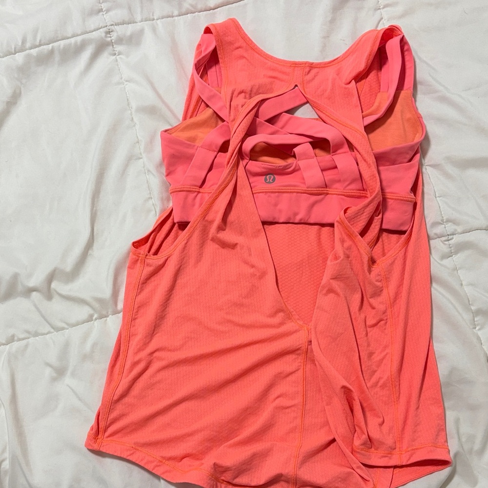 lululemon athletica Vibrant Pink Tank Top